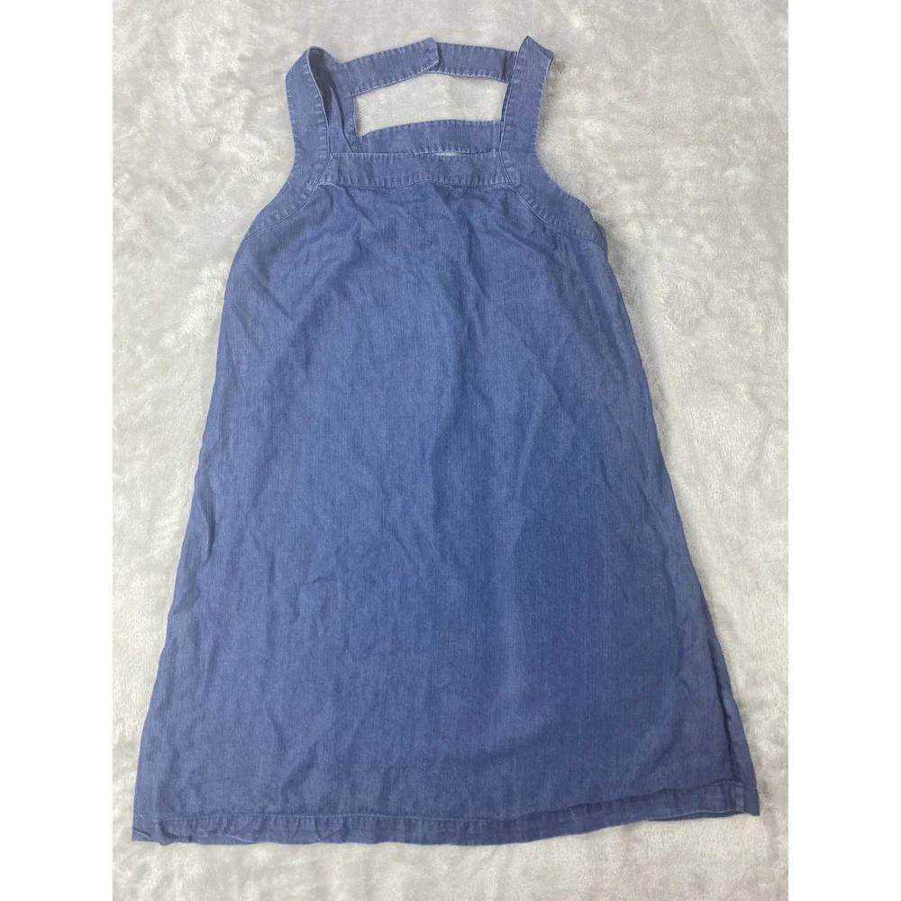 KARRI BLUE Sleeveless Dress Womens Small Blue Denim Lightweight Casual Lyocell - Picture 4 of 7
